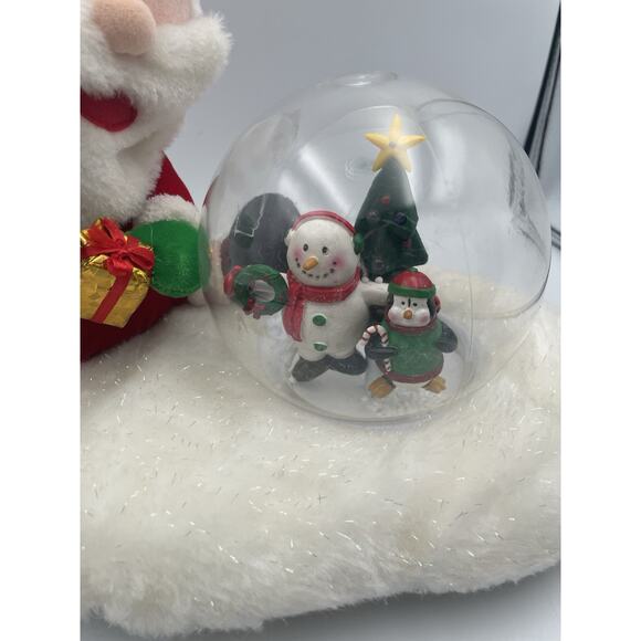 Gemmy Animated Singing Santa with LightedSnowglobe "Most Wonderful Time of year" - Picture 3 of 7